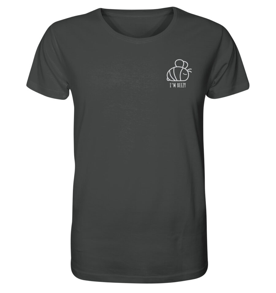 Bee Organic Shirt Anthracite