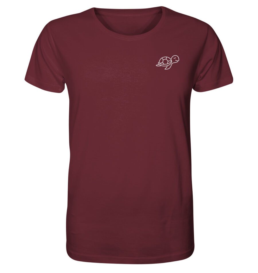 Turtle Organic Shirt Burgundy