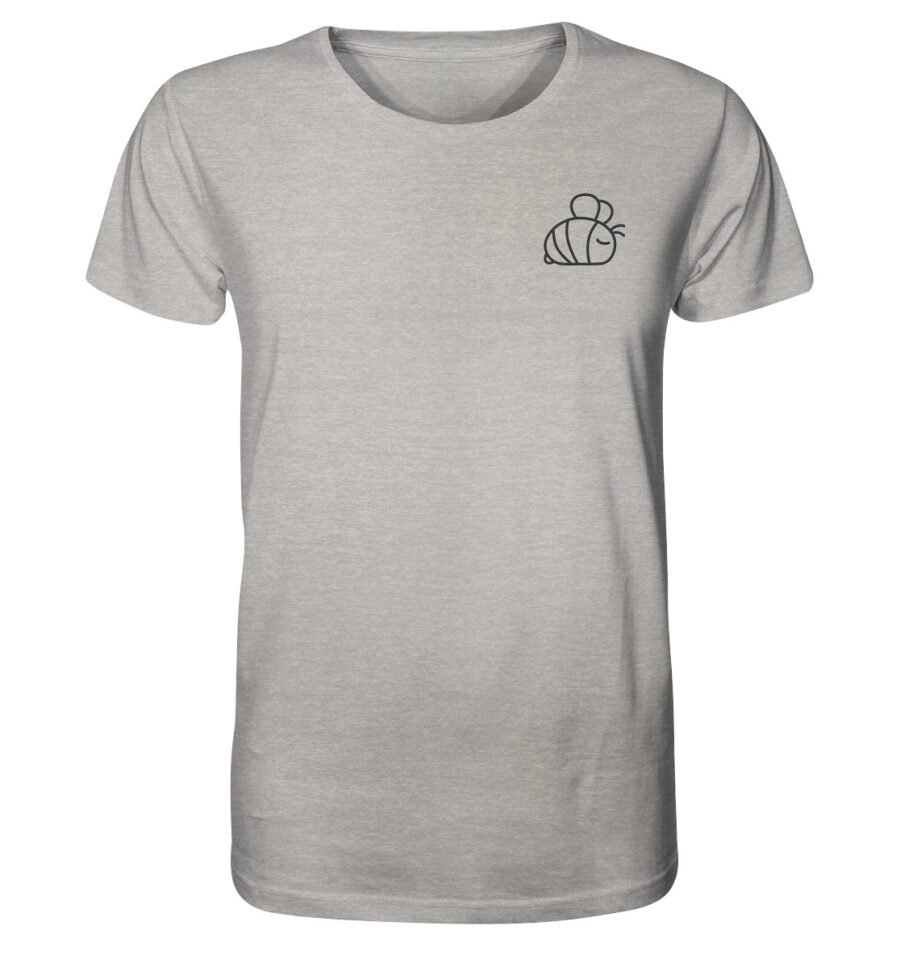 Bee Organic Shirt Heather Grey