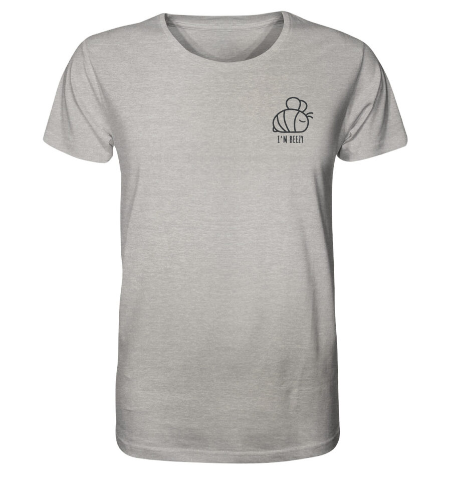 Bee Organic Shirt Heather Grey