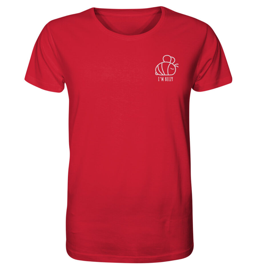 Bee Organic Shirt Red