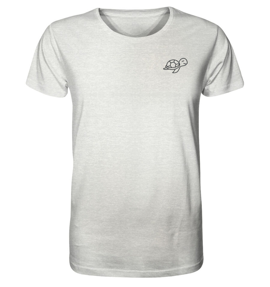 Turtle Organic Shirt Cream Heather Grey