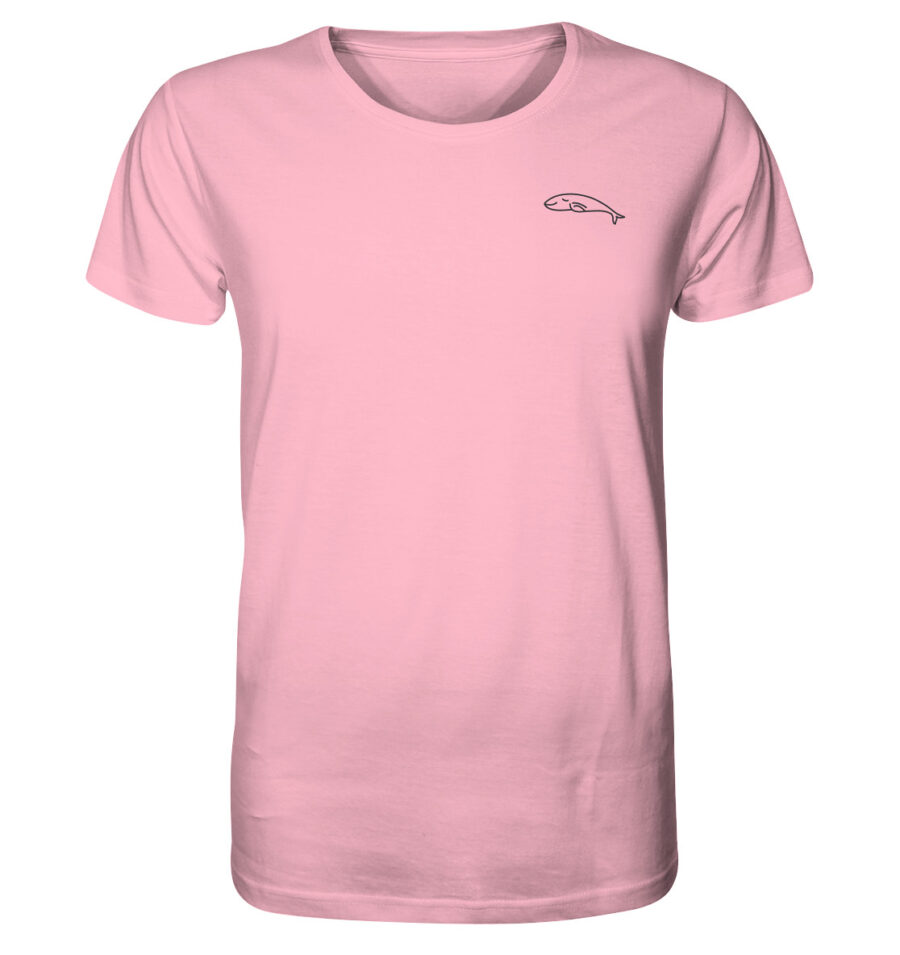 Whale Organic Shirt Cotton Pink