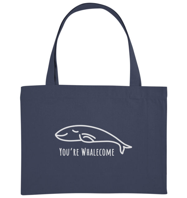 Whale Organic Shopping-Bag Midnight Blue