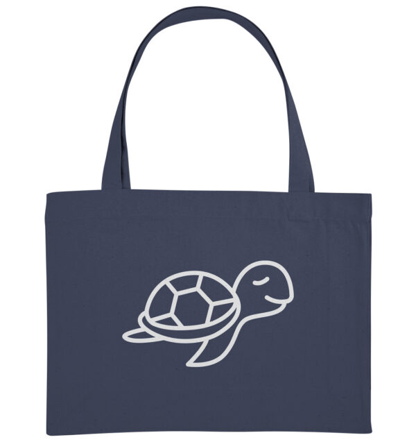 Turtle Organic Shopping-Bag Midnight Blue