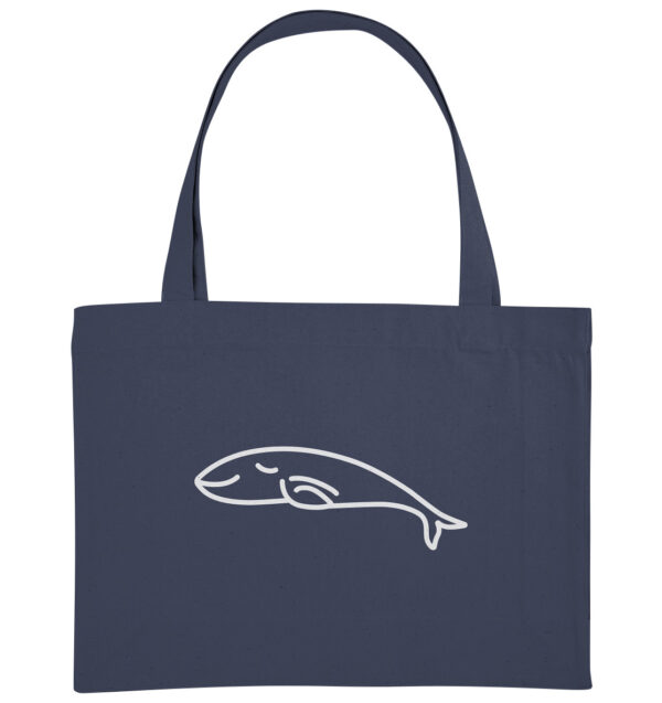 Whale Organic Shopping-Bag Midnight Blue
