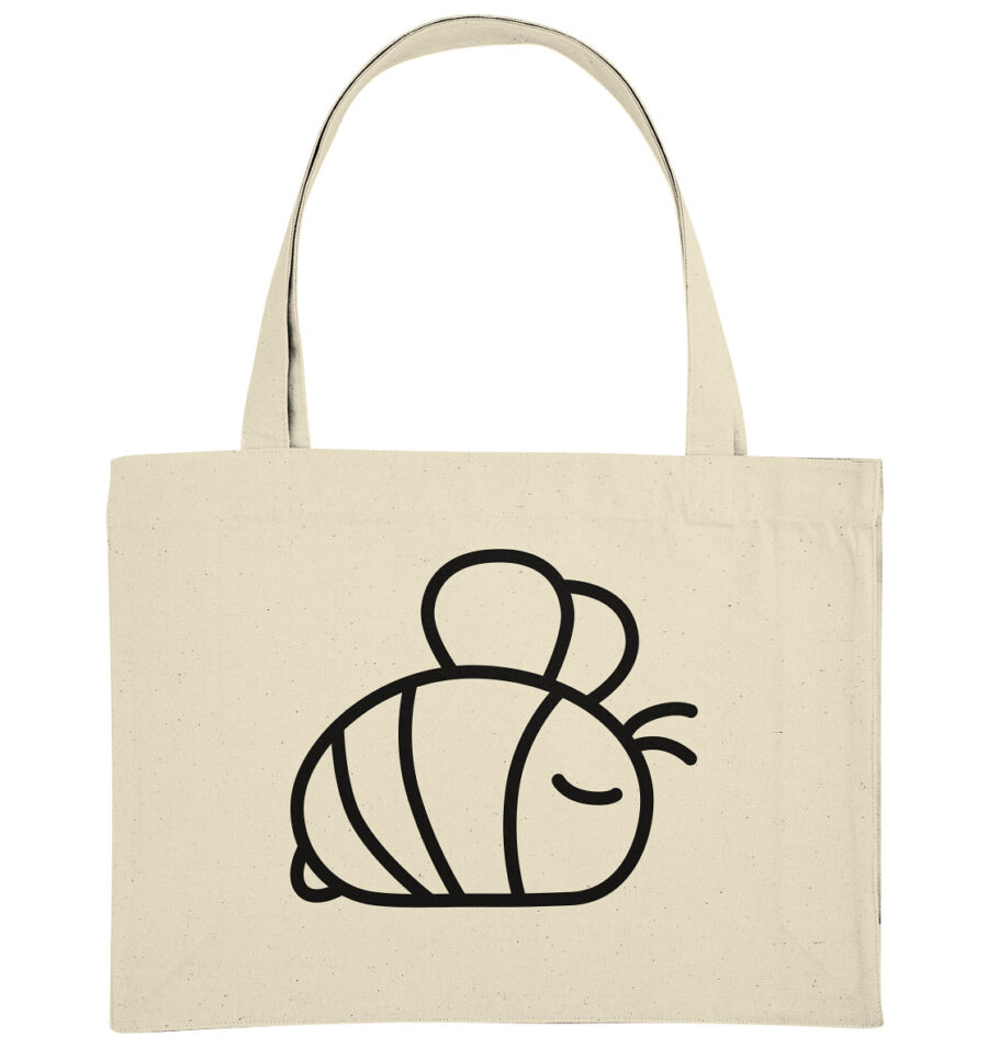 Bee Organic Shopping-Bag Natural
