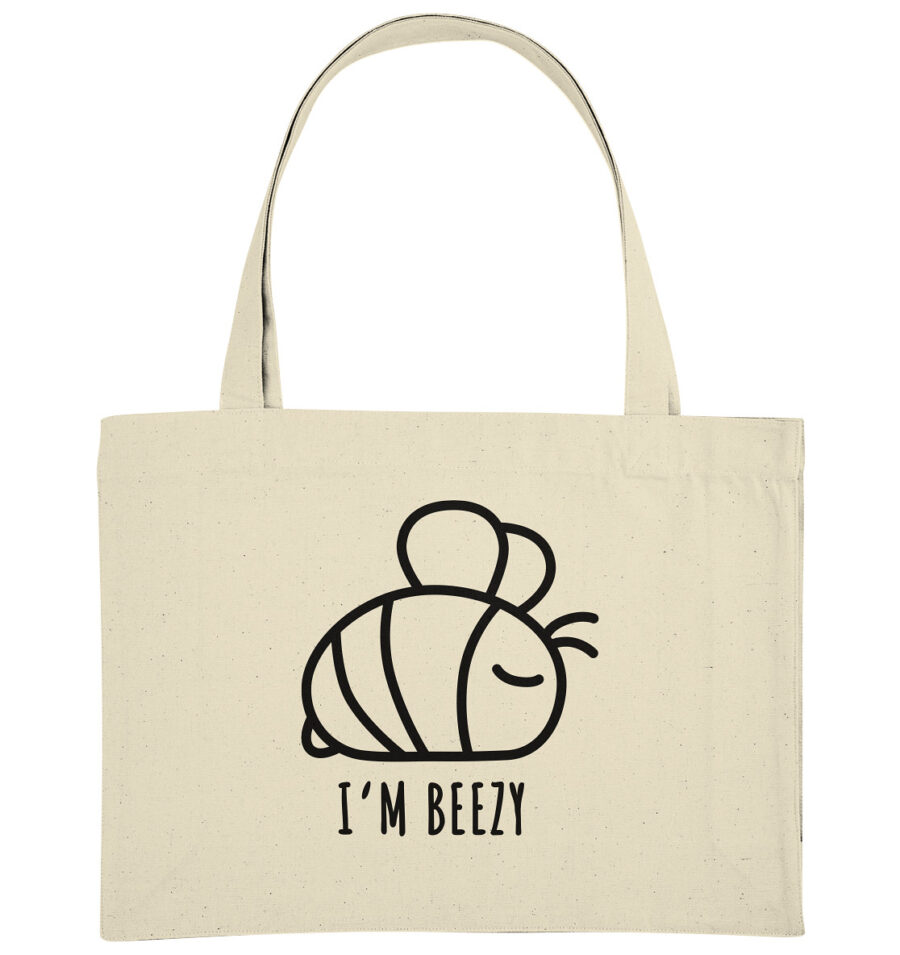 Bee Organic Shopping-Bag Natural