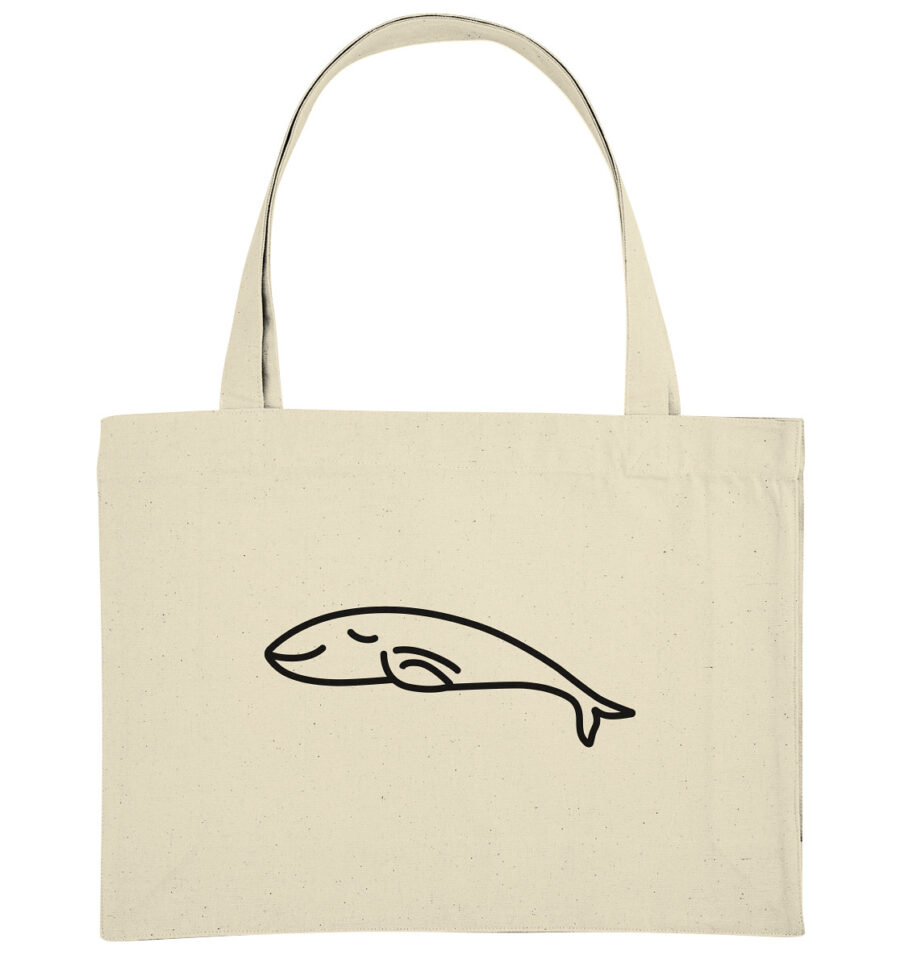 Whale Organic Shopping-Bag Natural