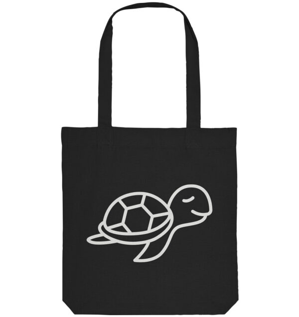 Turtle Organic Tote-Bag Black