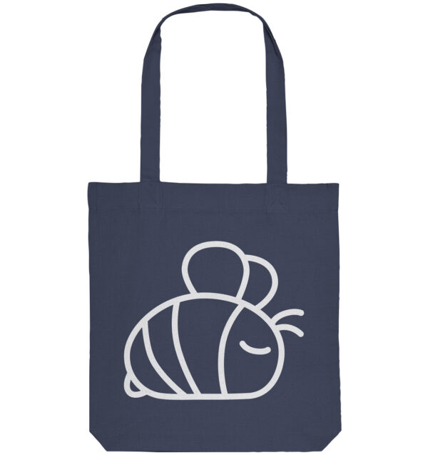 Bee Organic Tote-Bag Midnight Blue