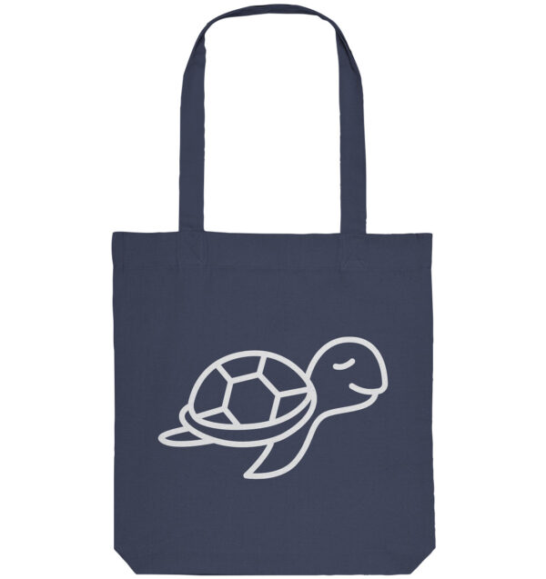 Turtle Organic Tote-Bag Midnight Blue