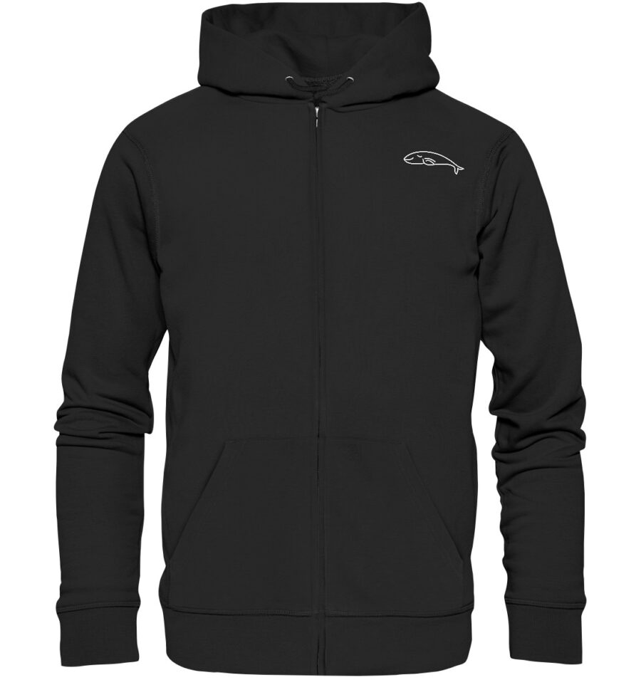 Whale Organic Zipper Black