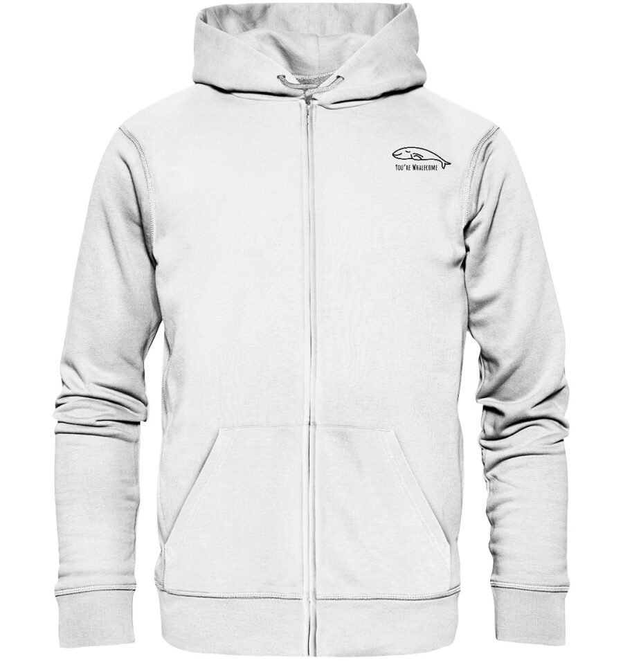 Whale Organic Zipper White