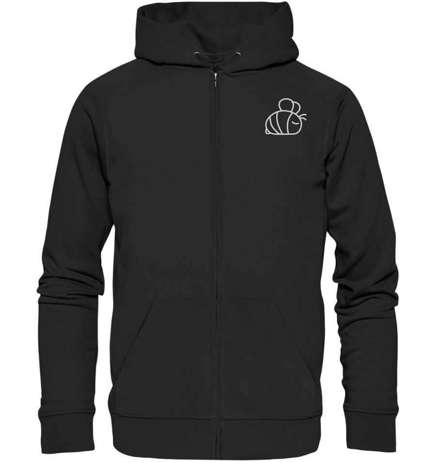 Bee Organic Zipper Black