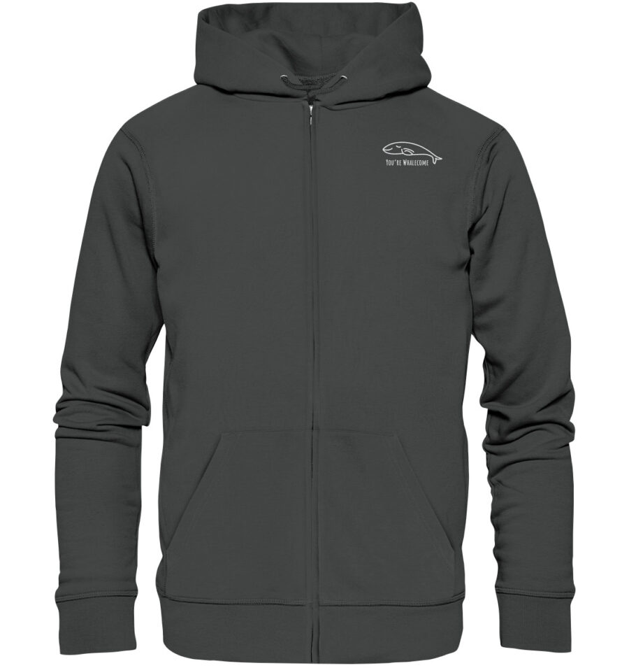 Whale Organic Zipper Anthracite