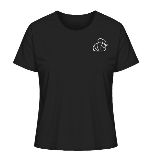 Bee Ladies Organic Shirt Black