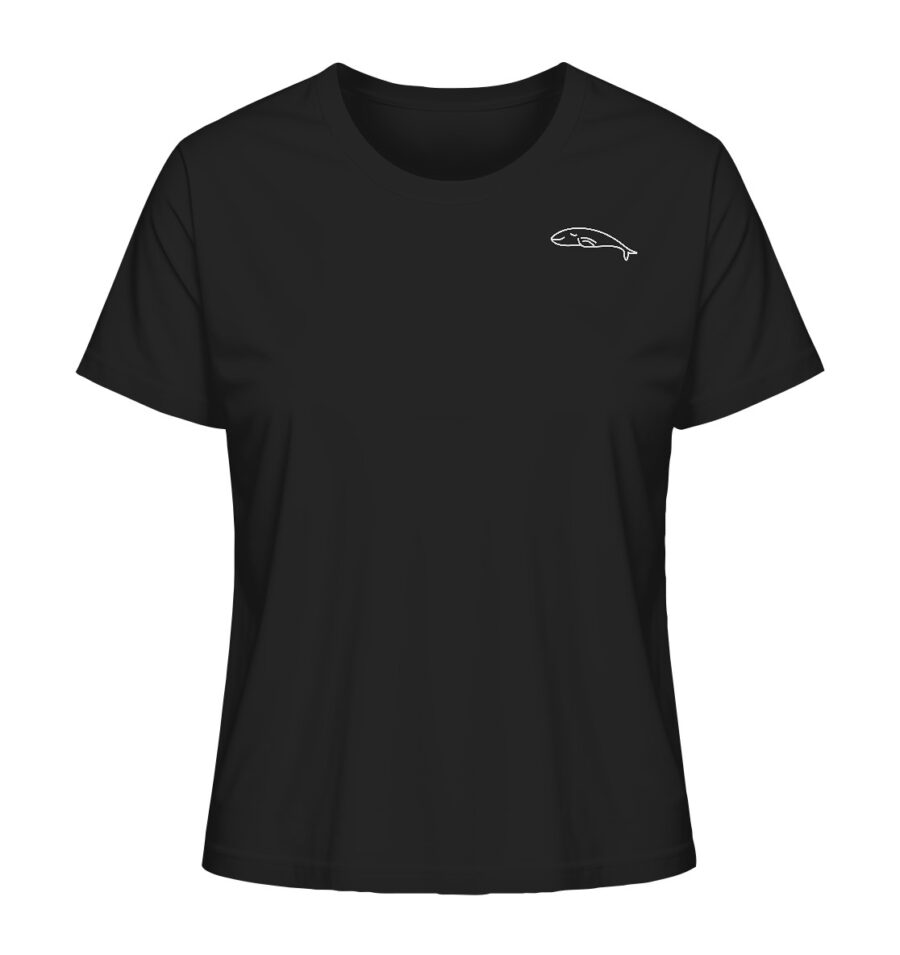 Whale Ladies Organic Shirt Black