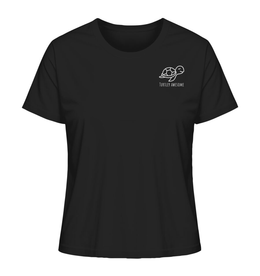 Turtle Ladies Organic Shirt Black