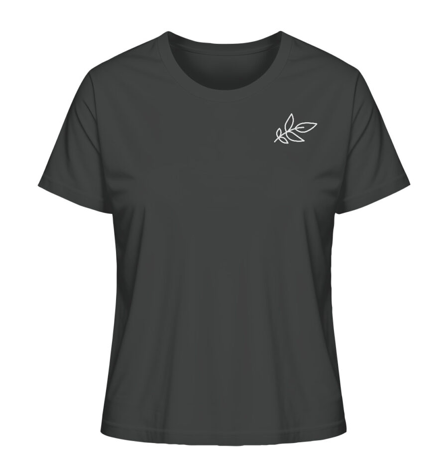 Unbeleafable Ladies Organic Shirt Anthracite