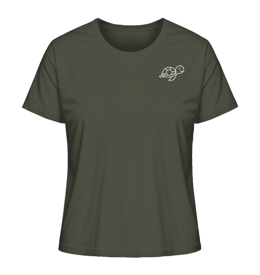 Turtle Ladies Organic Shirt Khaki