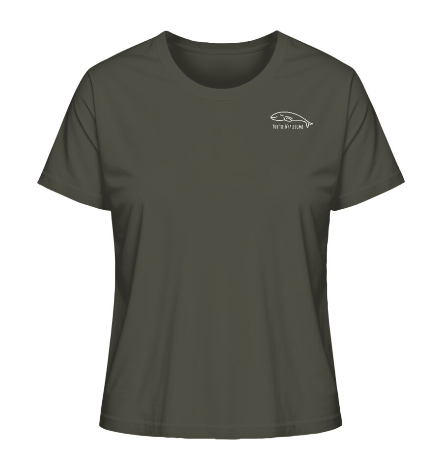 Whale Ladies Organic Shirt Khaki