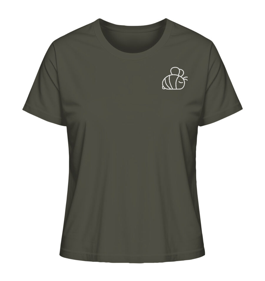 Bee Ladies Organic Shirt Khaki