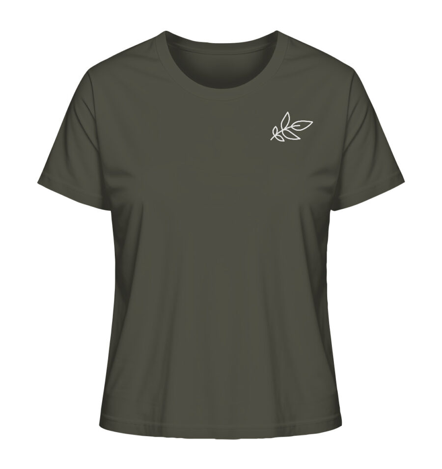 Unbeleafable Ladies Organic Shirt Khaki