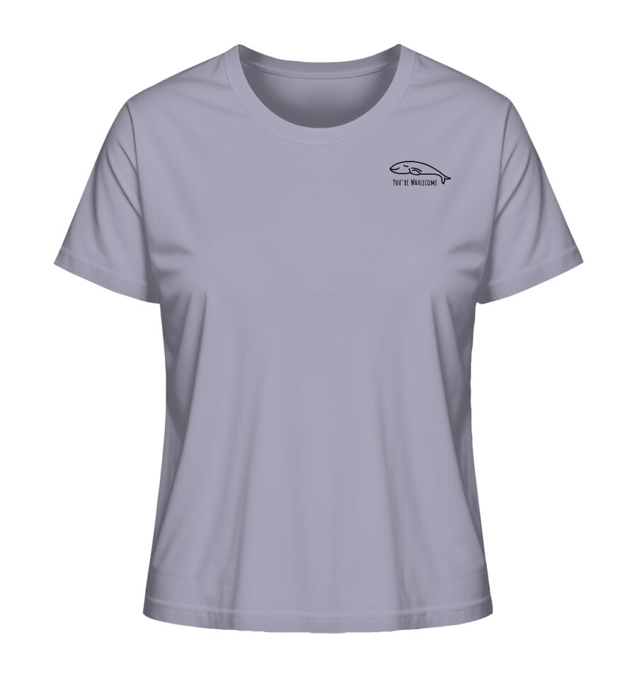Whale Ladies Organic Shirt Lavender