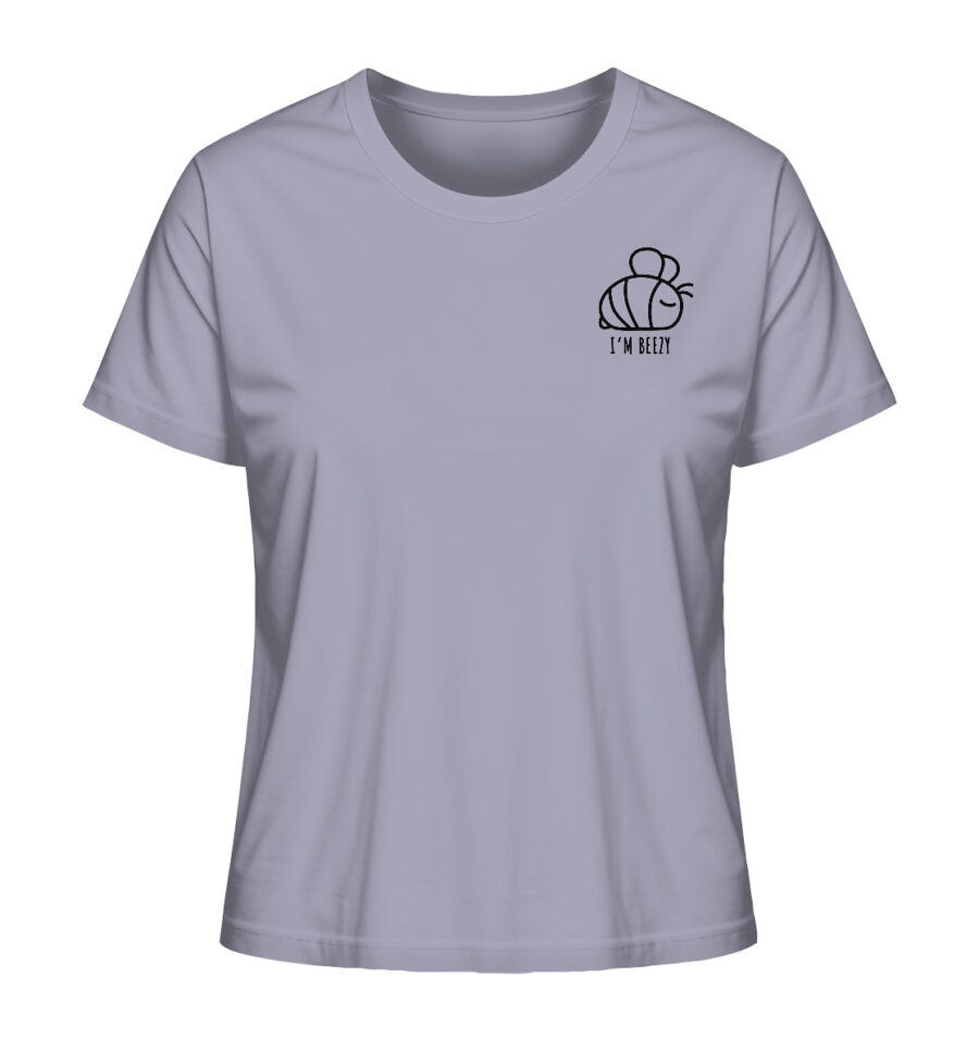 Bee Ladies Organic Shirt Lavender
