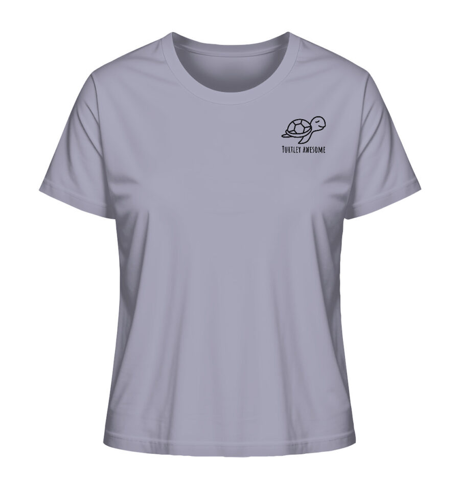 Turtle Ladies Organic Shirt Lavender