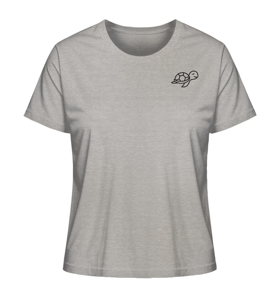Turtle Ladies Organic Shirt Heather Grey