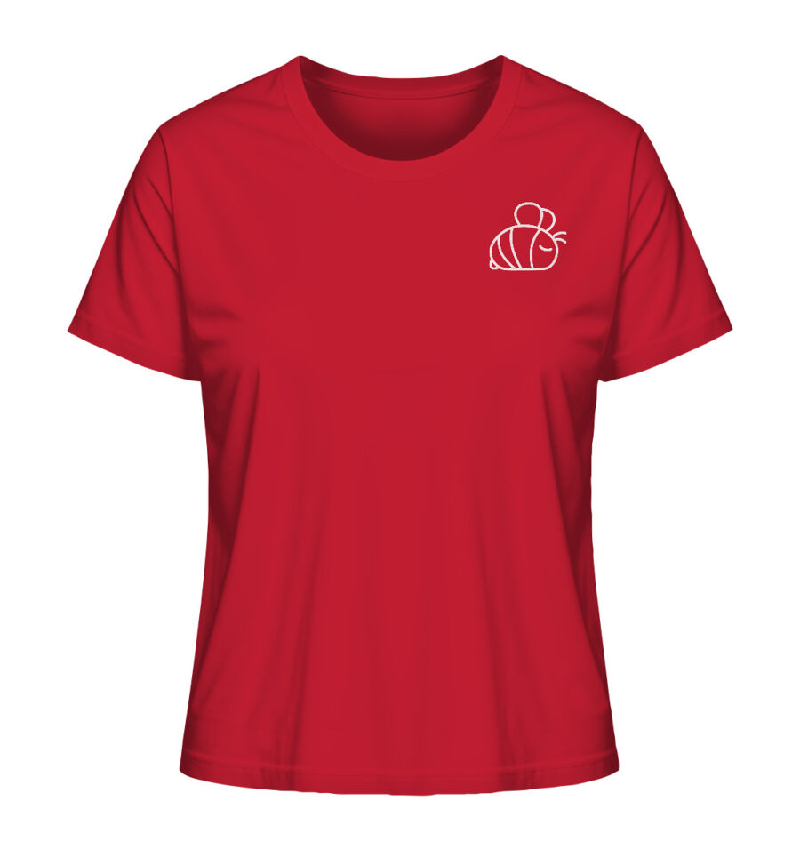 Bee Ladies Organic Shirt Red