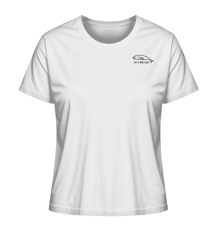 Whale Ladies Organic Shirt White