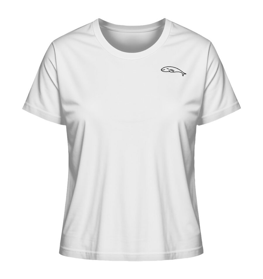 Whale Ladies Organic Shirt White