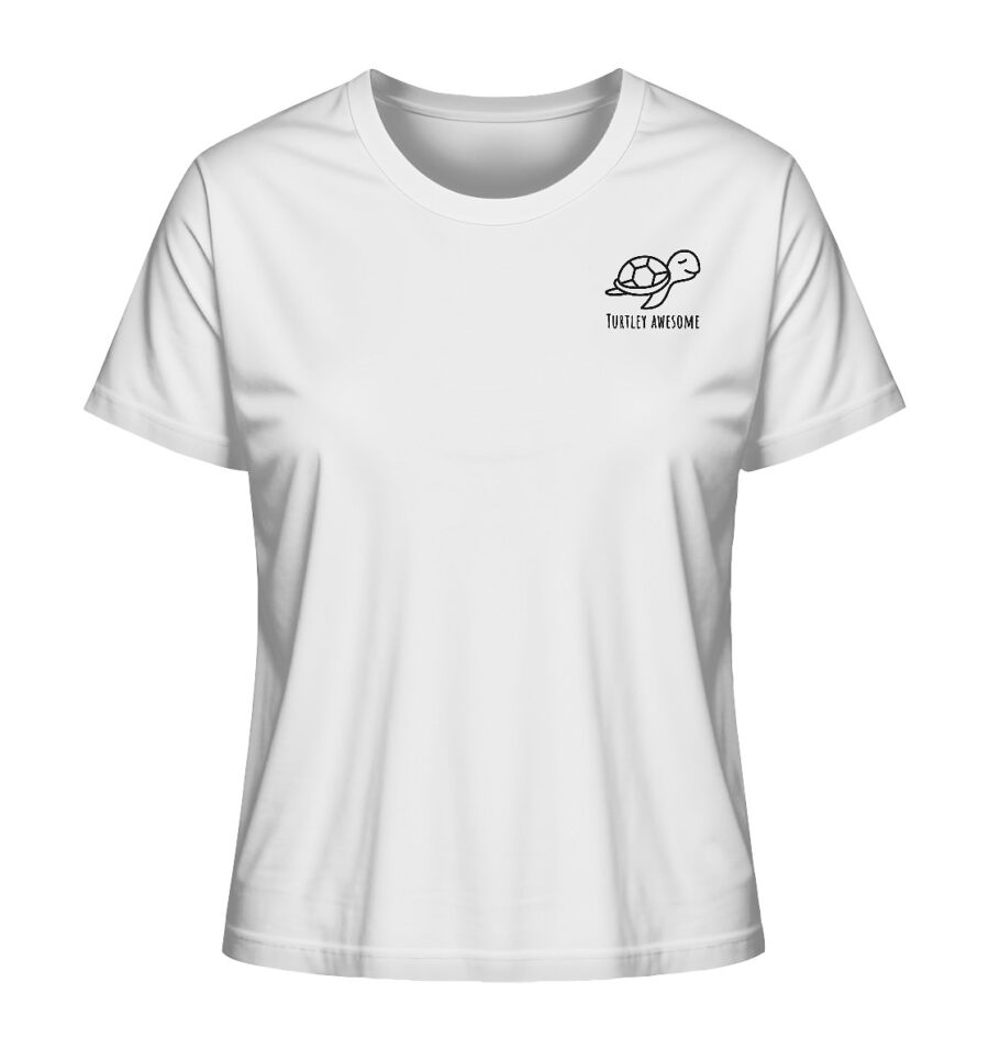 Turtle Ladies Organic Shirt White