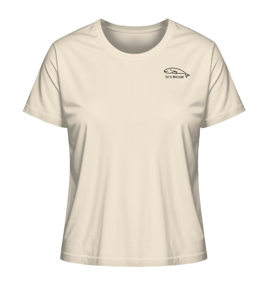 Whale Ladies Organic Shirt Natural Raw