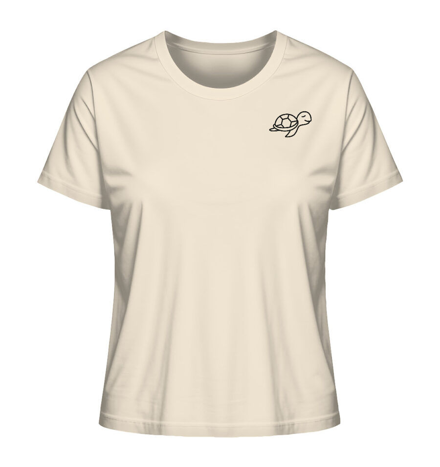 Turtle Ladies Organic Shirt Natural Raw