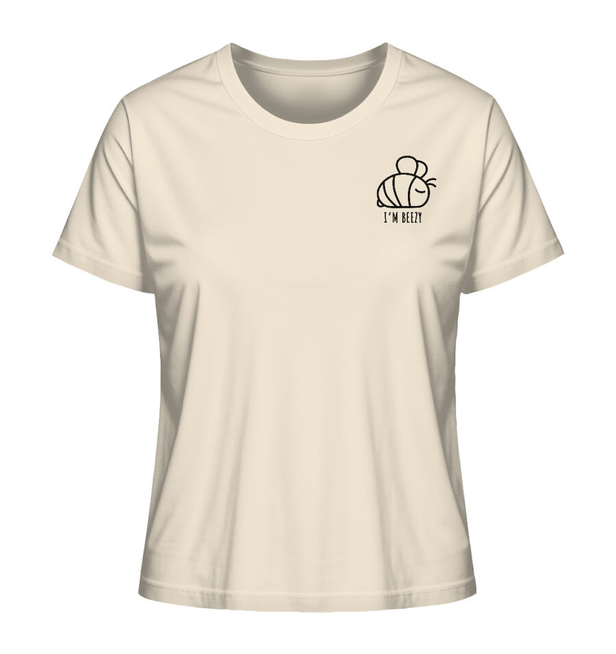 Bee Ladies Organic Shirt Natural Raw