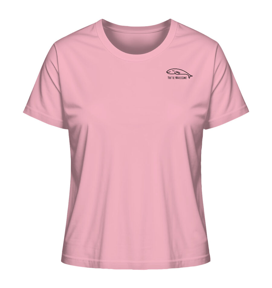 Whale Ladies Organic Shirt Cotton Pink