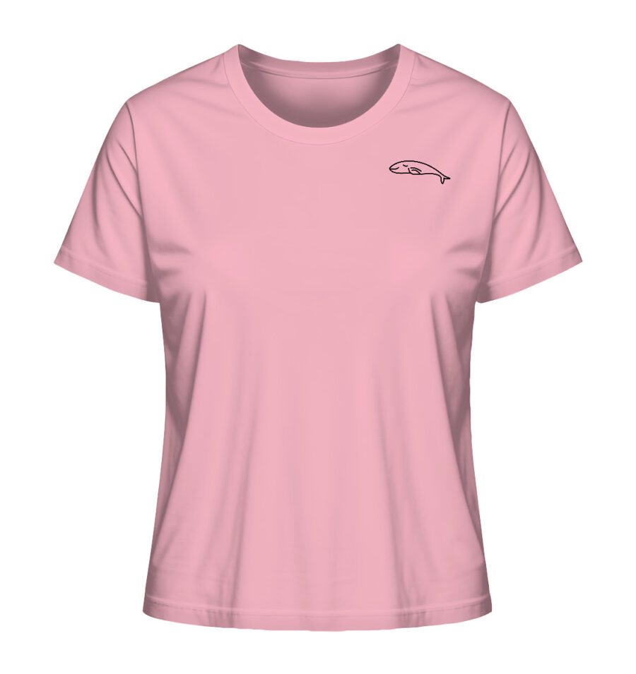 Whale Ladies Organic Shirt Cotton Pink