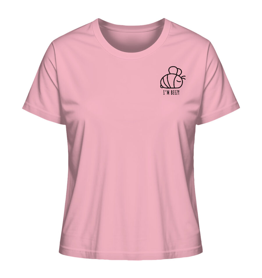 Bee Ladies Organic Shirt Cotton Pink