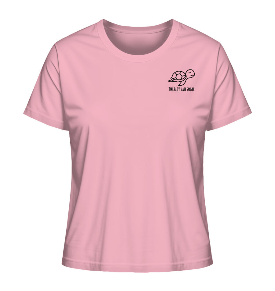 Turtle Ladies Organic Shirt Cotton Pink